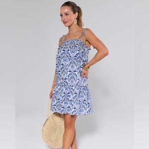 AVARA Genesis Dress in Blue